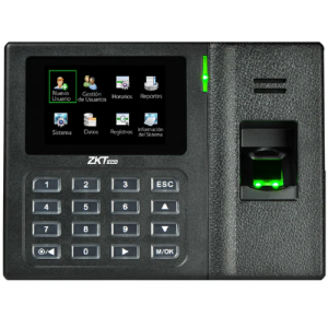 ZKTECO LX14, Reloj Control de Asistencia Biométrico: Huella. Reportes Excel 500 Usuarios/50000 Eventos USB