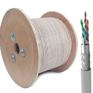 Satra 0212072101 Cable UTP SF/UTP CAT 6 cobre sólido apantallado 23AWG gris x 305mts