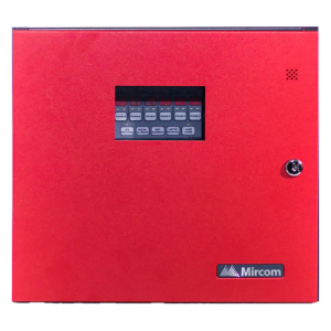 MIRCOM FA-106R Panel de Alarma contra incendio convencional 6 zonas 24v 2 hilos